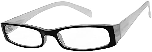 Преодни Очила За Читање +3.00 Во Дизајнерска Црна Пластична Рамка