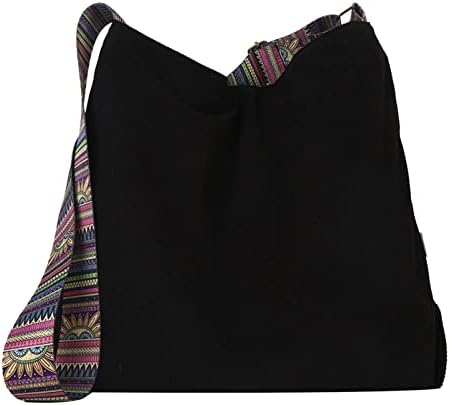 FVOWOH Hobo Торби За Жени Торба Со Средна Големина Со Кадифена Торба Со Патент Обични Бохо Торби За Рамо За Кафеави Кеси Со