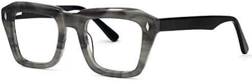 Рамка за очила за очите на очите на правоаголник Zeelool за жени со не-напис јасни леќи enени ZDA164431