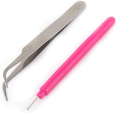 DIY хартија занаетчиски алатки за треперење со табла за шаблони за плутање + пинцер + игли + алатки за калење на пенкало
