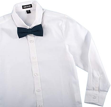 Роден за да го сака свадбата крштевање роденденски момчиња бело копче до кошула