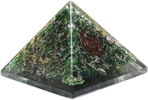 Хармонизирајте го мултистонскиот скапоцен камен оргон пирамида реики заздравување на кристал чакра генератор на енергија