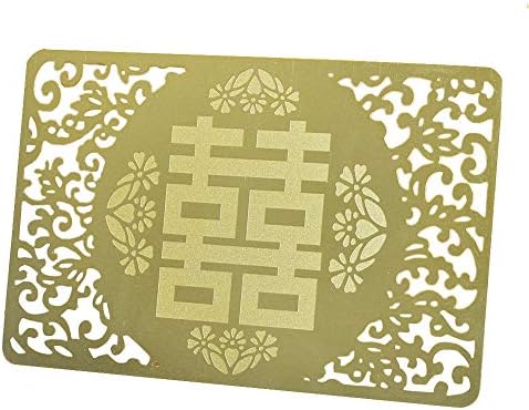 Feng Shui Loveубов и среќа Талисман Златен картон W4127