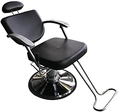 Irdfwh коса опрема за убавина бербер стол професионален преносен хидрауличен лифт човек бербер стол црно