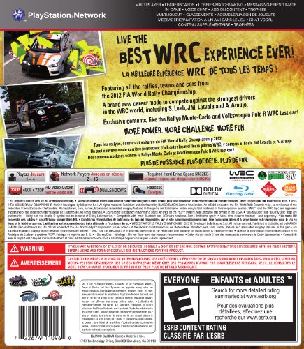 WRC 3 - Светски шампион на митингот на ФИА 2012 - PlayStation 3