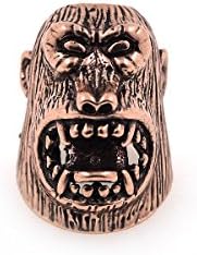 Рикања Орангутан ланјард череп мушка за нараквица на ЕДЦ Паракорд DIY накит што прави 14x20мм