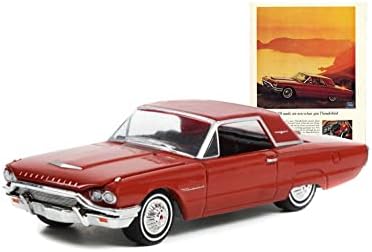 1964 Форд Тандерберд, Црвено-Зелено Светло 39100б/48-1/64 Скала Диекаст Модел Играчка Автомобил