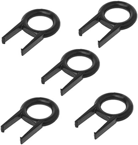 5 пакување Црна Боја Заоблен Извлекувач На Клучеви Извлекувач На Капачиња/Алатка За Отстранување Капачиња За Клучеви За Механичка