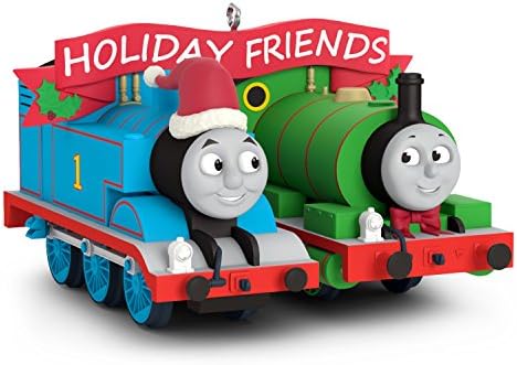 Hallmark Keepsake Christmas Ornament 2018 година датира, Томас и пријателите Томас и Перси