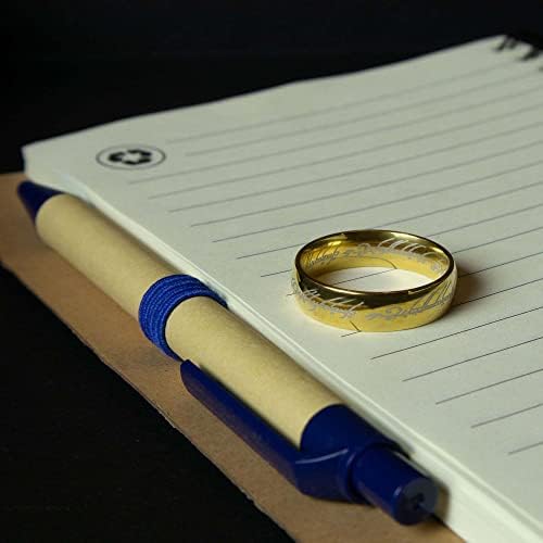 Кинг прстен Господар на прстените прстен 6мм - лотр прстен - оној прстен за да ги владее сите за мажи и жени - хобит прстен
