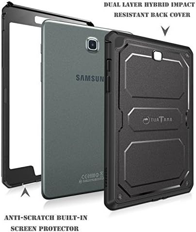 Fintie Shockproof Случај За Samsung Galaxy Tab А 8.0, Tuatara Солиден Unibody Хибриден Целосен Заштитен Капак ЗА Јазичето А