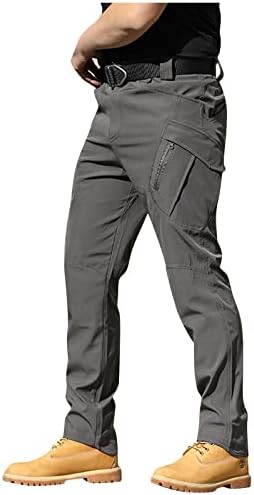 Машки панталони за пешачење на отворено со моторцикл со мотоцикл, мотор, отпорни на трајни панталони со меки панталони со џебови
