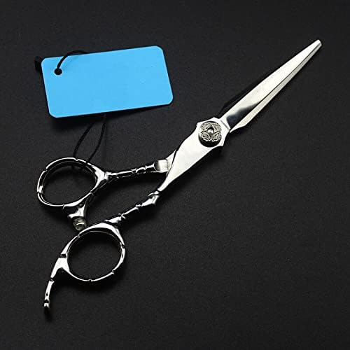 Ножици за сечење коса, 6 инчи јапонија 440с ножици за фризерски салон за сечење ножици за Разредување на бербер поставете фризерски