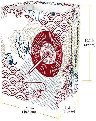 Нехомер Црвено Сини Навивачи Цвет Јапонски Кинески Дизајн ШЕМА 300д Оксфорд Пвц Водоотпорна Облека Ја Попречува Големата Корпа