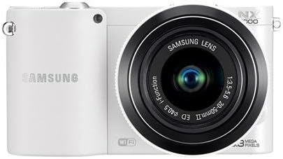 Samsung NX1000 20.3 Мегапикселна Камера Без Огледало - 20 мм-50 мм-Бело