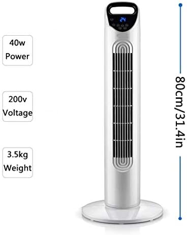ИСОБУ ЛИЛИЈАНГ - - Испарувачки Ладилници Вентилатор На Кулата, 3-Брзински Пренослив Осцилирачки Вентилатор, Далечински Управувач,
