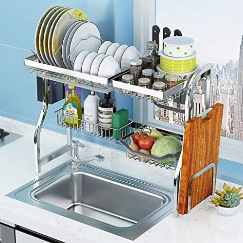 Рак за садови Кујт, кујна над мијалник за миење садови за сушење на решетки за мол