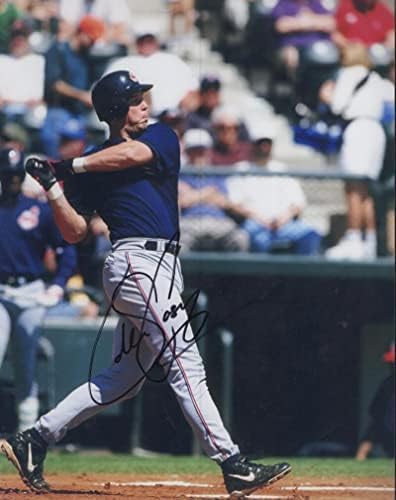 Шон Кејси Кливленд Индијанците потпишаа автограмирана 8x10 фотографија w/COA - Автограмирани фотографии од MLB