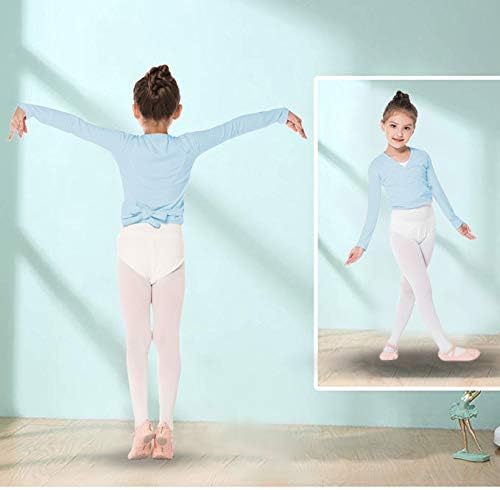 Класици за девојки од Bezioner, класични балетски врвни долги ракави