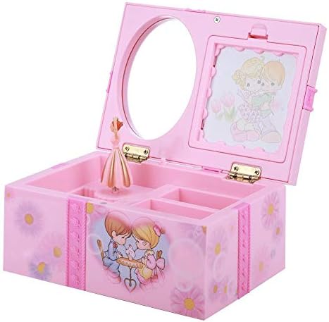 Музичка кутија за складирање на накит за накит за накит Ccbuy, украс за украси за девојчиња