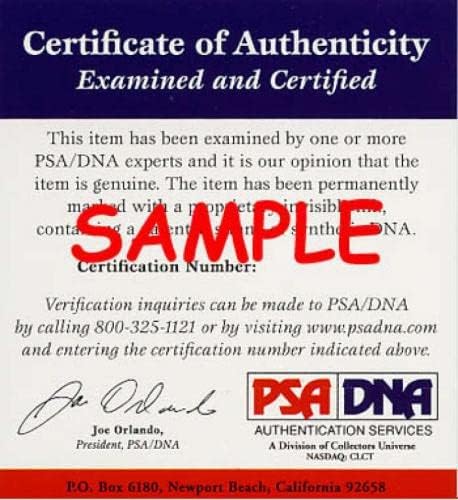 Eddie Mathews PSA DNA сертифицирана потпишана 8x10 Фото -автограм храбри - автограмирани фотографии од MLB