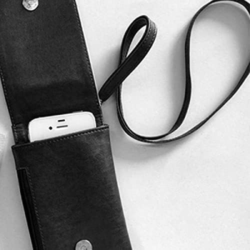 Шарен цртан филм облак фенер Телефонски паричник чанта што виси мобилна торбичка црн џеб