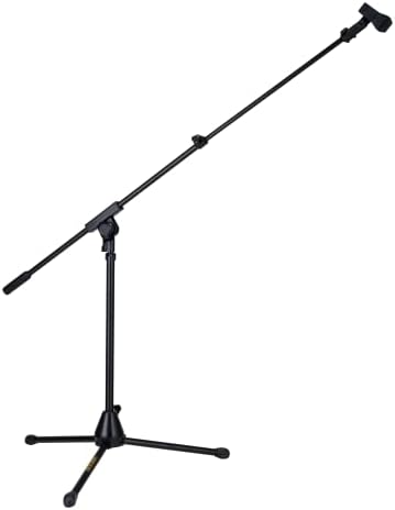 Херкулес MS540B Трипод на микрофон со низок профил со бум и микрофон